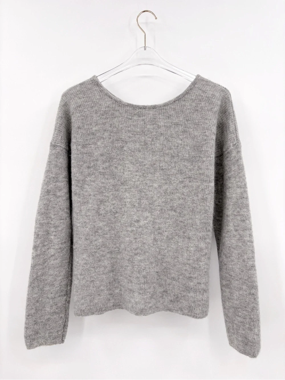 SÉZANE Gaspard Cardigan Grey Mohair Wool Blend Sweater M